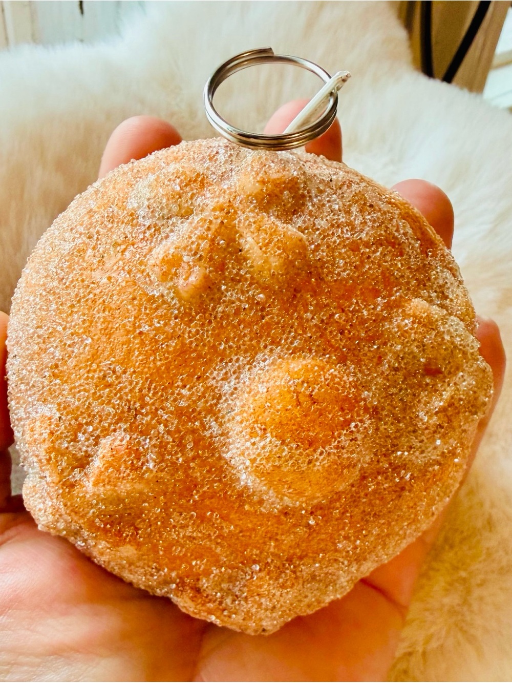 Sugared Pan de Muerto Keychain & Bag Charm – Mexican Bread Day of the Dead Acces